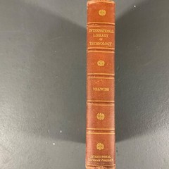 International Library Of Technology Drawing Vintage Hardcover Book 1922 U.S.A.
