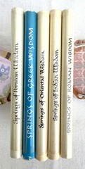 Rare 5 vol Set „Springs of Wisdom“ Vintage Series (1960s) Mini Book Near Fine