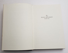 1973 The Watch Repairer’s Manual Henry B. Fried Third Edition No Jacket