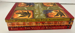 Lot of 3 Don Miguel Ruiz Voice of Knowledge Mastery of Love Four Agreements NEW