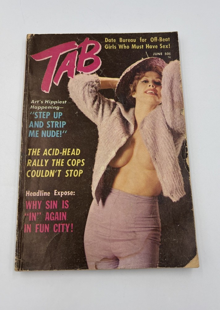 TAB „THE POCKET PICTURE MAGAZINE“ June 1968 VINTAGE EROTIC BOOK