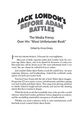 Brand new unread copy JACK LONDON’S BEFORE ADAM BATTLES „It’s a stunner.“