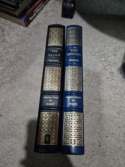 The Iliad and The Odyssey by Homer 1978-79 The Easton Press Leather Bound
