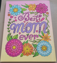 LOVE YOU MOM ADULT COLORING BOOK – 2022 TOPIX MEDIA – 47 FESTIVE COLORING PAGES
