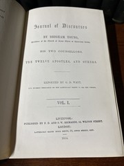 Journal of Discourses – Complete – Mormon Church of Jesus Christ – Brigham Young