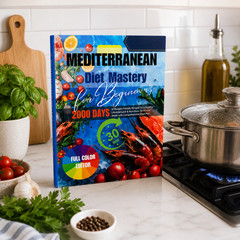Mediterranean Diet Cookbook for Beginners | Healthy Eating Cookbook | Gift Ready