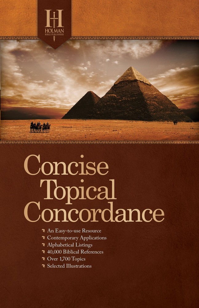 Holman Concise Topical Concordance, Tradepaper
