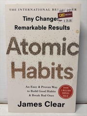 Atomic Habits: Tiny Changes Remarkable Results Self Improvement Book James Clear