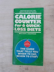 1981 Calorie Counter for 6 quick-loss diets William Kaufman Lose Weight Tub5D
