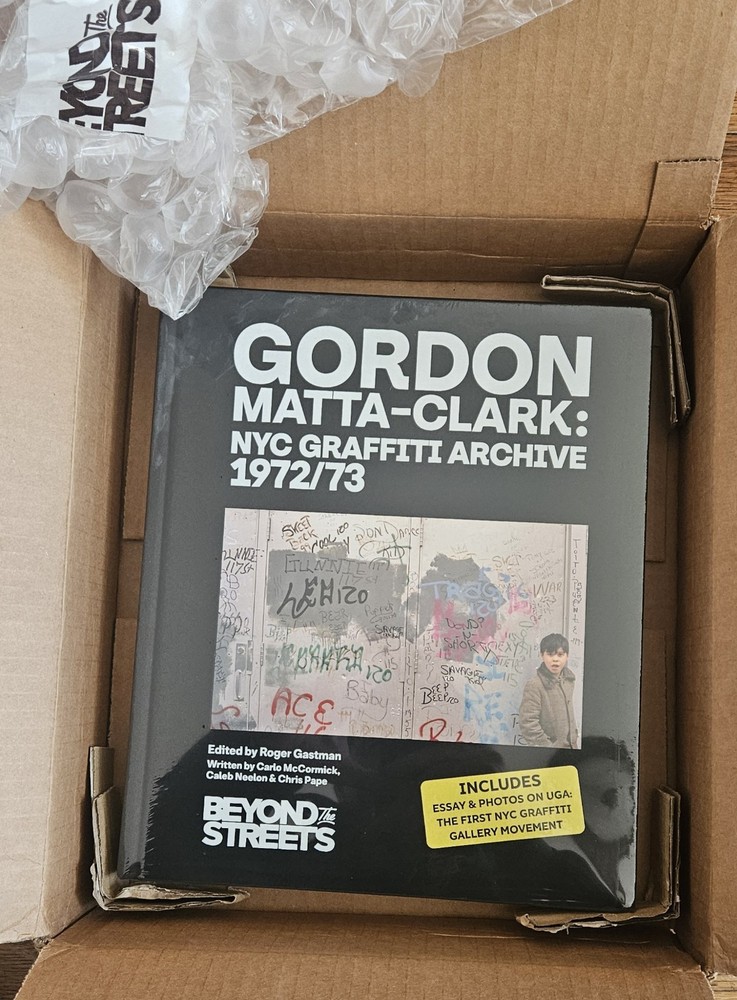 Gordon Matta-Clark: NYC Graffiti Archive 1972/73 Hardcover Illustrated Book
