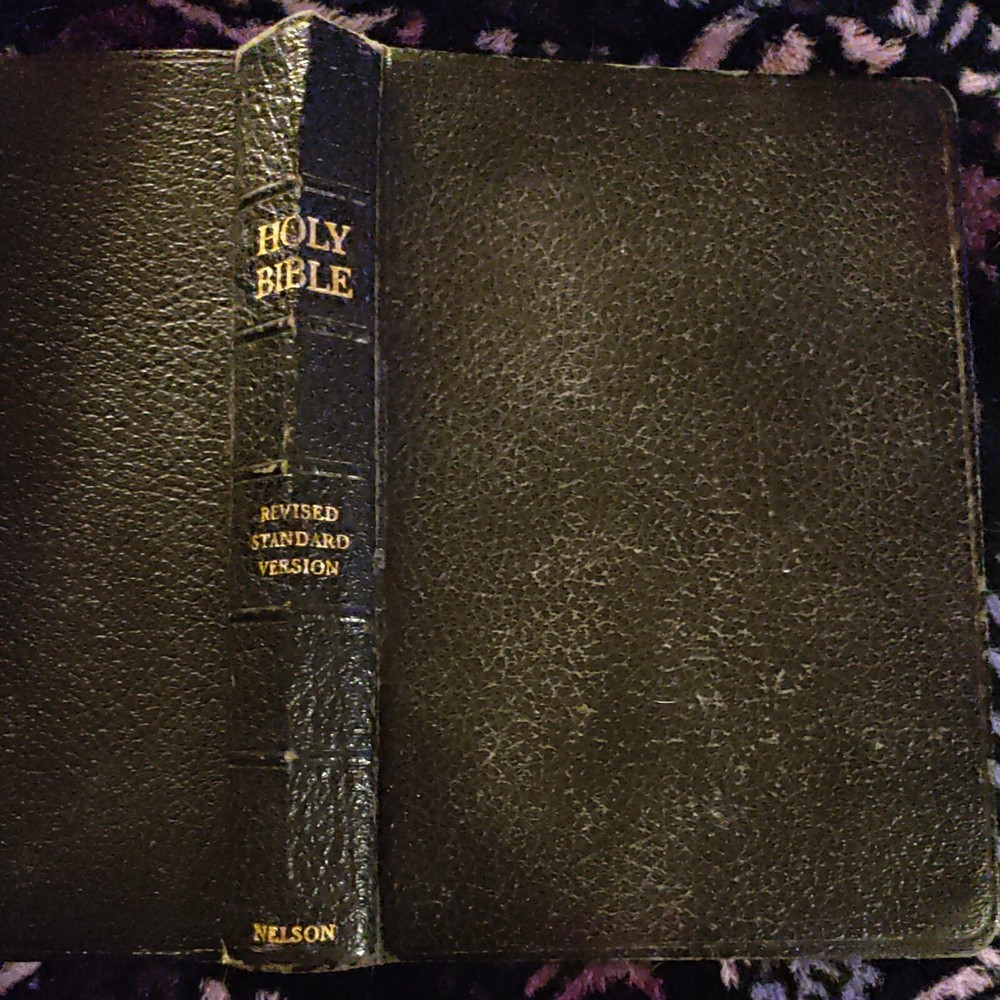 ⭐1952 Holy Bible Revised Standard Version RSV Nelson Faux Leather⭐