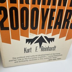 GERMANY 2000 YEARS Vol 1 & Vol II Kurt F Reinhardt Rise Fall of Holy Empire Book