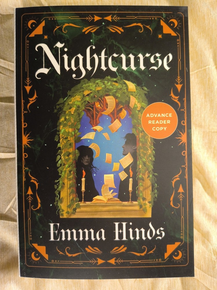 Nightcurse Emma Hinds NEW ARC Paperback Romance Fantasy Dark Academia Romantasy