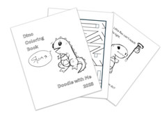 DIGITAL CONTENT- 2025 Merrick Dinosaur 30 Page Activity Book – PRINTING REQUIRED