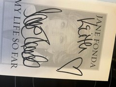 MY LIFE SO FAR by Jane Fonda signed autobiography UNITED KINGDOM EDITION