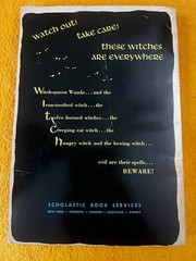 Nine Witch Tales Edited Abby Kedabra 1st printing 1968 Scholastic Vintage Horror