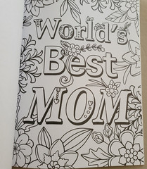 LOVE YOU MOM ADULT COLORING BOOK – 2022 TOPIX MEDIA – 47 FESTIVE COLORING PAGES