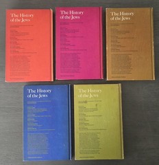 Vintage 1965 „History Of The Jews“ Poul Borchsenius Vols 1-5 1st Edition/Print