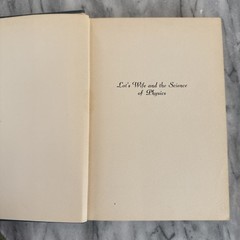 Lot’s Wife and the Science of Physics By Harry Rimmer RARE 1947 HC VINTAGE Book