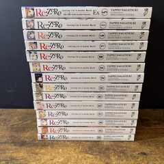 Lot of 14 Re:Zero Starting Life in Another World Books 1, 6-7, 10-15, 17-20 EX 5