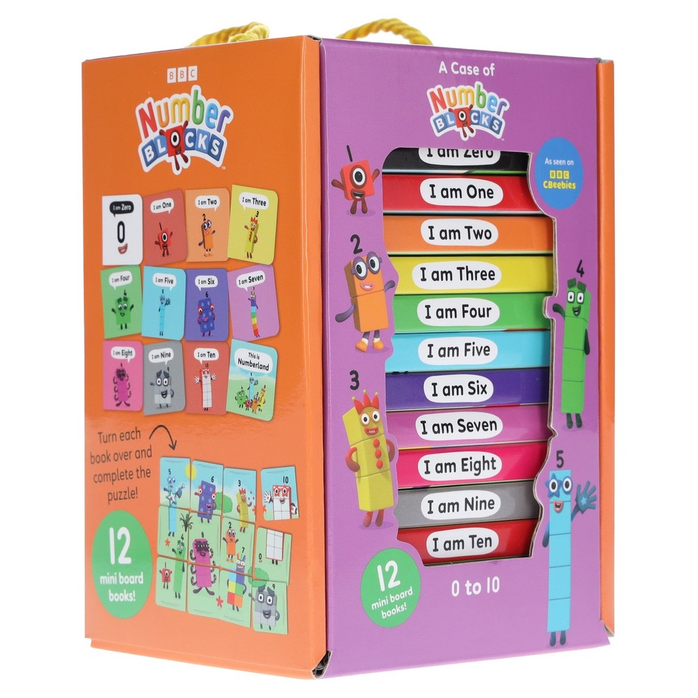 A Case of Numberblocks 12 Mini Books Collection Box Set – Ages 0-5 – Board Book