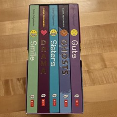 Raina Telgemeier Collection Box Set (Smile, Drama, Sisters, Ghosts, Guts)