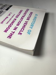A History of Motor Vehicle Registration in the United Kingdom