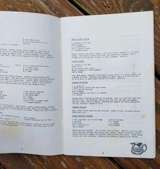 The Fish House Recipes Cookbook Essexville MI Michigan 47 Pages 1984