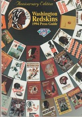 *WASHINGTON REDSKINS* 1994 PRESS GUIDE 272 PAGES