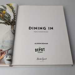 Dining In By Alison Roman White Hardcover Cookbook Illustrated Book 2017 Cooking