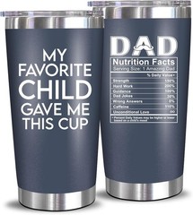 Insulated 20 oz Dad Tumbler – Perfect Gift from Daughter or Son for Father’s Day