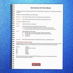 KUBOTA G2000S Parts Manual – TOUGH WIRE BOUND – STURDY COVERS