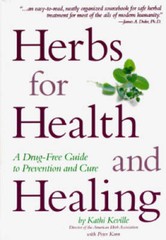 Herbs for Health and Healing – Hardcover By Keville, Kathi – VERY GOOD