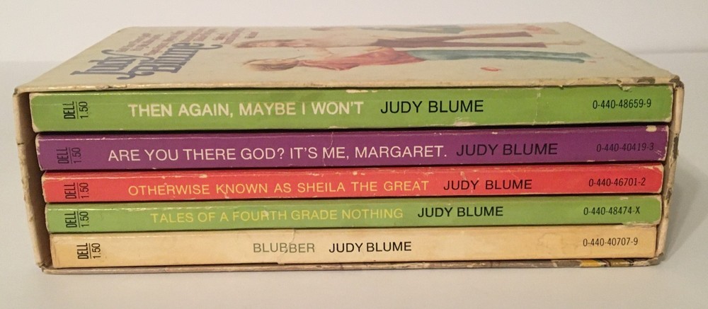 Judy Blume 1970’s Vintage 5 Book Collection Box Set, Are You There God & More