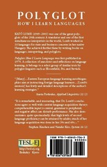 „Polyglot: How I Learn Languages“ by Kato Lomb (TESL-EJ, trade paperback)