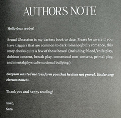 Blackout Romance S Massery Brutal Obsession Special Edition Hardcover New