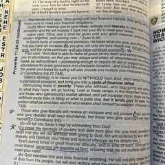 Financial Breakthrough Spiritual Warfare Bible KJV Bonded Leather Morris Cerullo