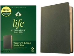 NLT Life Application Study Bible, Third Edition (Genuine Leather, Olive Gree…