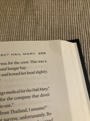Project Hail Mary by Andy Weir – 1st Edition/1st Print Hardcover – Average Cond.