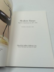 Vintage, Modern Times- Aspects of American Art 1907-1956. Hirschl & Adler. 1986