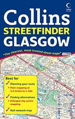 Glasgow Streetfinder Colour Map Sheet map, folded Book The Fast Free Shipping