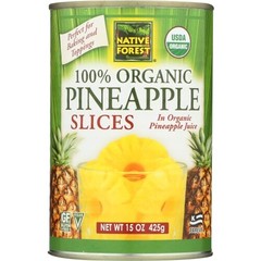 Pineapple Sliced 15 Oz(Case Of 6) By Native Forest
