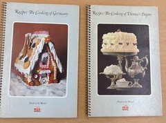 Lot of 2 Cook Books: Recipes: The Cooking of Germany and Vienna’s Empire HC