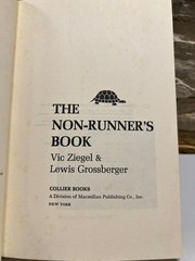 The Non-Runner’s Book Vic Ziegel & Lewis Grossberger 2nd Printing 1978 Lifestyle