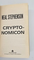 Cryptonomicon Neal Stephenson 2002 Avon PB