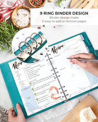 Recipe Book ，Blank Recipe Book to Write in Your Own Recipes，Recipe Notebook for