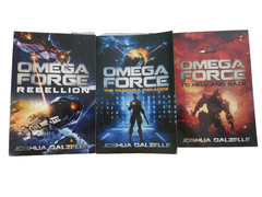FOURTEEN (14) JOSHUA DALZELLE trade paperbacks in the Omega Force series
