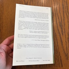 Jonathan Edwards, Pastor By Patricia J. Tracy PB