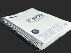 Nikon D3400 COMPLETE Instruction Reference Guide COIL BOUND 356 PAGES!!!