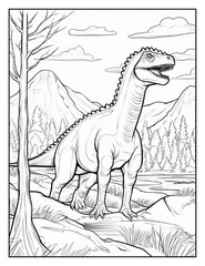 „Cute Dinosaur Coloring Book | Easy, Cute & Relaxing Designs | Perfect Gift Ide